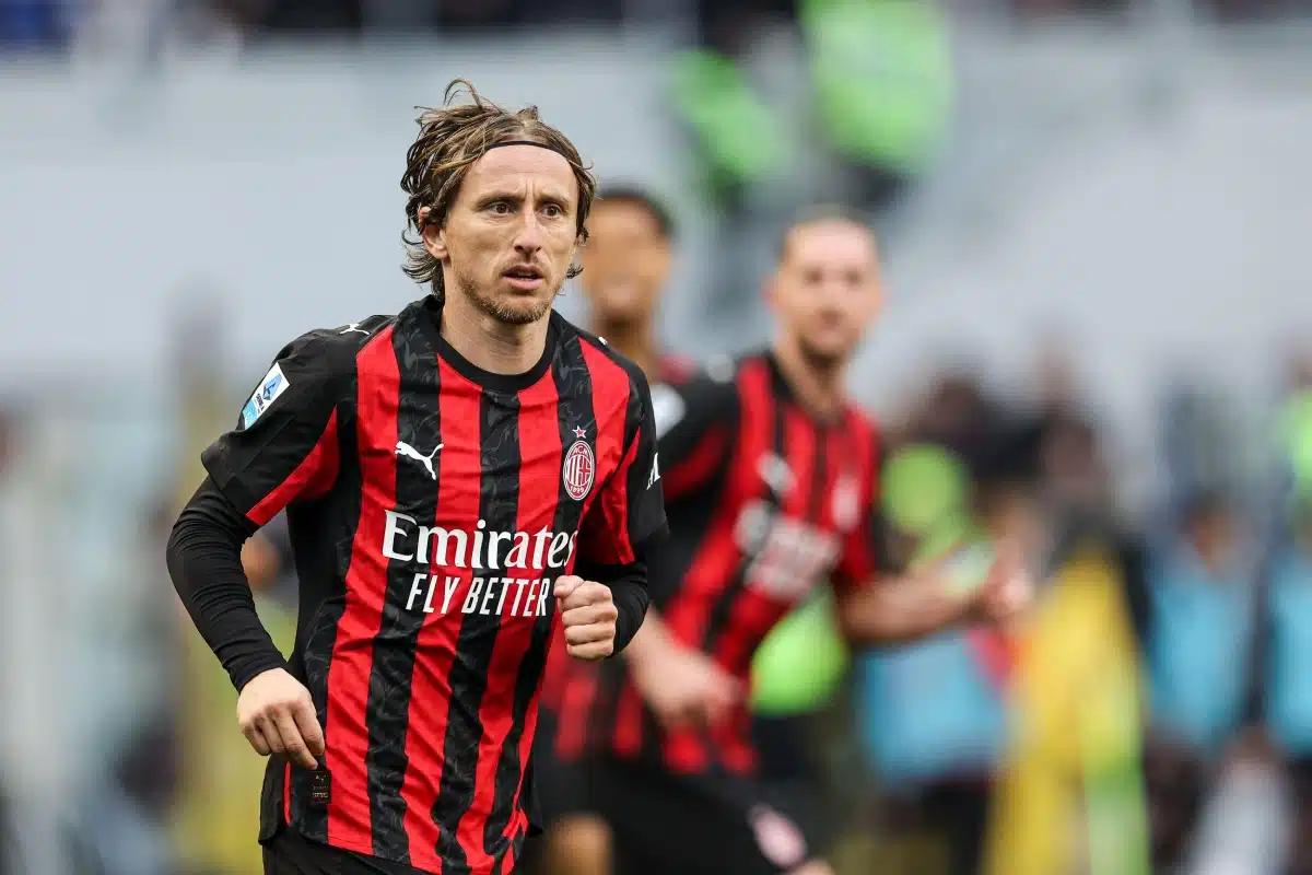 Luka Modric (AC Milan) lors d'un match de Serie A 2025/2026